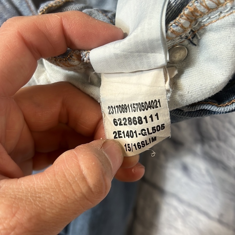 Abercrombie Kids jeans | size 15\16 | straight slim - Picture 10 of 10